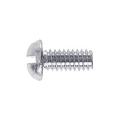Danco Bibb Screws For Universal 3/8 in. L #4 Silver Brass 25 pc