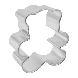 R&M International Corp 2 in. W X 2 in. L Mini Teddy Bear Cookie Cutter Silver 1 pc