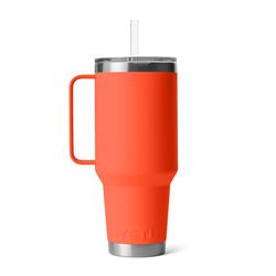 YETI Rambler 42 oz Papaya BPA Free Straw Mug