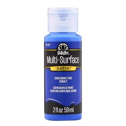 FolkArt Satin Cobalt Blue Hobby Paint 2 oz