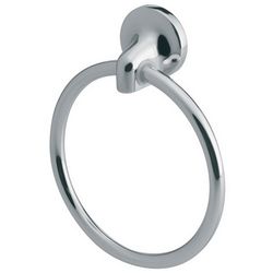 Design House Alta Bay Polished Chrome Towel Ring Zinc