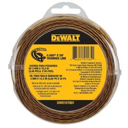 DeWalt .080 in. D X 50 ft. L Trimmer Line