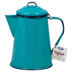 Cinsa Turquoise Steel Coffee Pot
