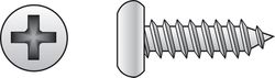 HILLMAN No. 8 Ga. X 1-1/2 in. L Phillips Pan Head Sheet Metal Screws 100 pk