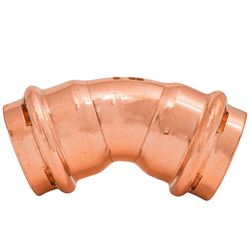 QuickFitting 1 in. Press in. Press in. Copper 45 Degree Elbow
