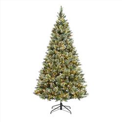 Holiday Bright Lights 1-2 Tree 7-1/2 ft. Full LED 2000 ct Tripoli Pine Sparkle Color Changing Christ