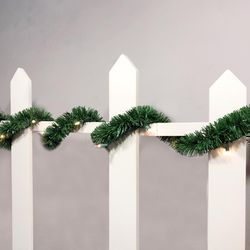 Good Tidings 4 in. D X 12 ft. L Incandescent Prelit Clear Pine Garland