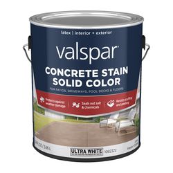 Valspar Solid Ultra White Concrete Stain 1 gal