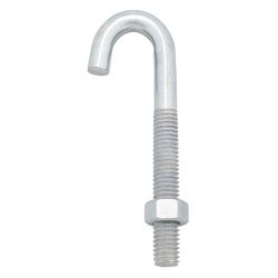 Hampton Medium Zinc-Plated Silver Steel 13/16 in. L J-Bolt 175 lb 1 pk