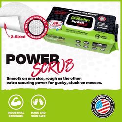 Crocodile Cloth Power Scrub Fiber Blend Cleaning Cloth 15 in. W X 10 in. L 80 pk