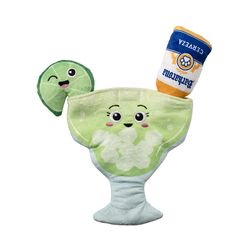 Pet Shop by Fringe Studio For Dog Multicolored Plush Drop Me a Lime Dog Toy 1 pk