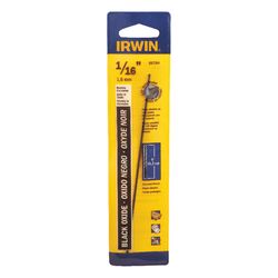 IRWIN 1/16 in. X 6 in. L High Speed Steel Split Point Drill Bit Straight Shank 1 pc