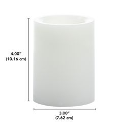 Sterno Home White Vanilla Scent Smooth Pillar Candle