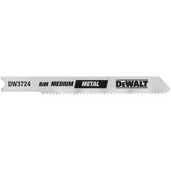 DEWALT 3 in. Cobalt Steel U-Shank Jig Saw Blade 18 TPI 5 pk