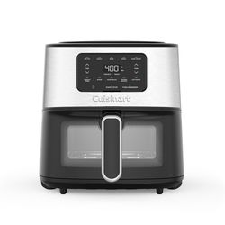 Cuisinart Black/Silver 6 qt Programmable Digital Air Fryer