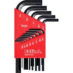 Eklind Hex-L Assorted SAE Short Arm Hex L-Key Set 13 pc