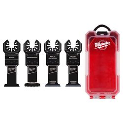 Milwaukee Carbon Steel Multi-Tool Semi-Circle Oscillating Blade Set 4 pc