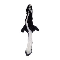 Spot Skinneeez For Dog Black/White Plush Skunk Dog Toy Medium 1 pk