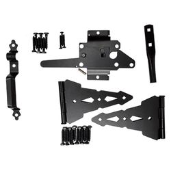 Spring Creek Products 10.34 in. L Powder Coated Black Steel Gate Hardware Kit 1 pk