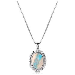 Montana Silversmiths Women's Heavenly Panorama Silver/Turquoise Necklace