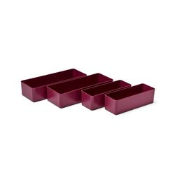Character Storage Organizer Set Plastic 4 compartments Red