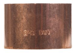 NIBCO 2 in. Sweat X 2 in. D Sweat Copper Coupling with Stop 1 pk
