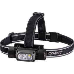 Coast WPH34R 2000 lm Black/Gray LED Rechargeable Head Lamp