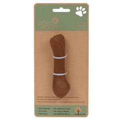Boss Pet Paw Earth For Dog Brown Rubber EcoBones Dog Toy Small 1 pk