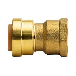 QuickFitting Push to Connect 1/2 in. PF Brass Adapter