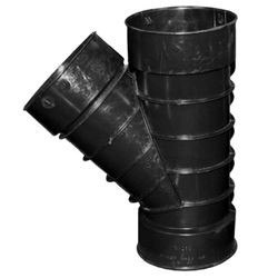Advanced Drainage Systems Schedule 40 3 in. Snap X 3 in. D Snap Polyethylene 10 in. Wye 1 pk
