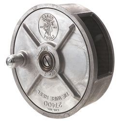 Klein Tools 2.78 in. W X 6.3 in. H Tie Wire Reel Aluminum Gray