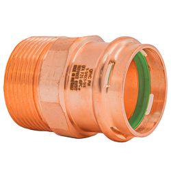 QuickFitting 1-1/4 in. Press in. MNPT in. Copper Adapter