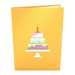 Lovepop Happy Birthday Cake 3D Card Paper 1 pk