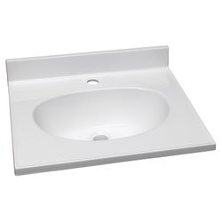 Design House Single White Vanity Top