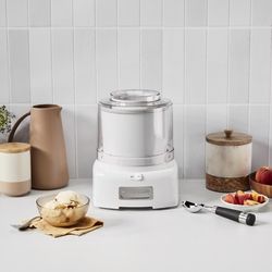 Cuisinart White 1.5 qt Frozen Dessert Maker 11.25 in. H X 9 in. W X 9.5 in. L