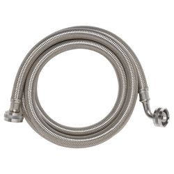 Ace 3/4 in. Hose Thread X 3/4 in. D Hose Thread 5 ft. Stainless Steel Supply Line