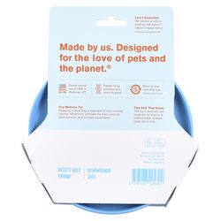 West Paw Zogoflex For Dog Blue Plastic Zisc Disc Frisbee Small 1 pk