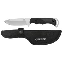 Gerber Freeman Black 420 HC Stainless Steel > 6 in. Fixed Blade Knife