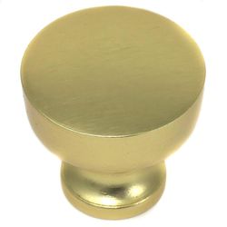 MNG Hardware Precision Traditional Round Cabinet Knob 1-1/4 in. D Champagne Bronze 1 pk