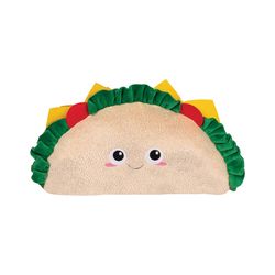 Pet Shop by Fringe Studio For Dog Multicolored Plush Fantas-Taco Dog Toy