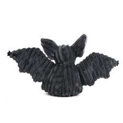 HuggleHounds For Dog Black/Purple Plush Baxter Bat Dog Toy Small 1 pk