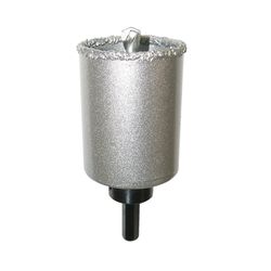 ARTU 2-1/8 in. Carbide Grit 4-1/2 in. L X 3/8 in. D Hole Saw Arbor Included