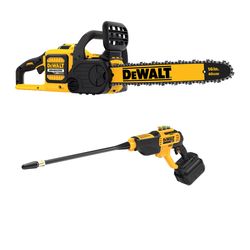 DEWALT 60V MAX 16 in. Chainsaw Kit with 20V MAX 550 Psi Cordless Power Cleaner
