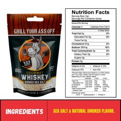 Grill Your Ass Off Whiskey Seasoning Salt 4 oz