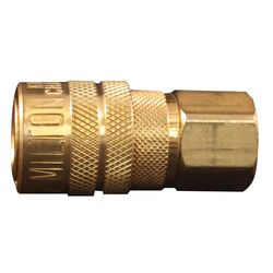 Milton Brass Air Coupler 1/4 in. 1 pc