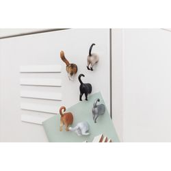 Kikkerland Assorted Vinyl Cat Butt Magnet