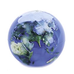 Keycraft Swirling Earth Ball Blue