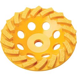 DeWalt XP 4 in. D X 5/8-11 in. Turbo Cup Grinding Wheel 1 pk