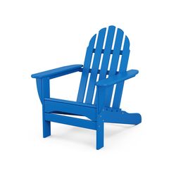 POLYWOOD Ivy Terrace Blue HDPE Frame Chair