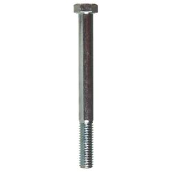 HILLMAN 7/16 in. D X 4-1/2 in. L Heat Treated Zinc Steel Hex Head Cap Screw 25 pk